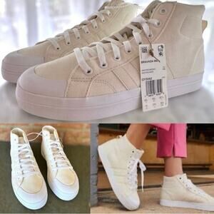 Adidas Bravada Mid-Platform Hightop Trainers Sneakers US Women Size 10 MSRP $119